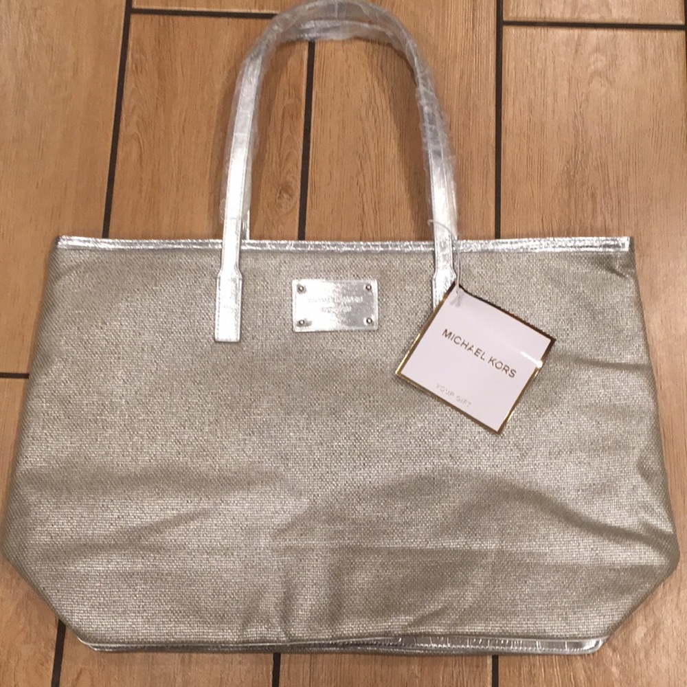 Michael Kors Silver Tote